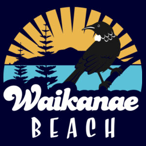 The Original Waikanae Beach Tee (Tui) - Mens Design