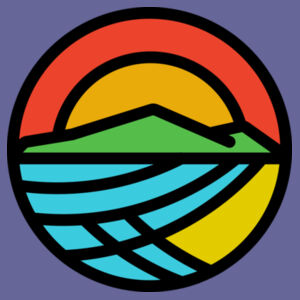 Waikanae Beach Pictogram Tee - Mens Design