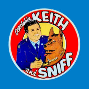Constable Keith & Sniff 'Sticker' Tee Design