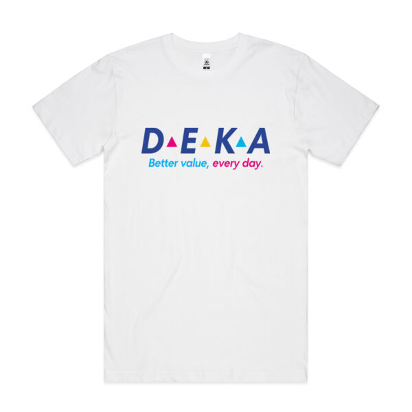 DEKA Logo Tee - Mens White Thumbnail