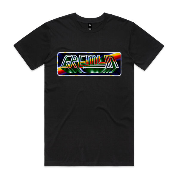 90s Gremlin Interactive Old Skool Logo Inspired Mens Tee. Thumbnail
